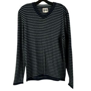 Converse One Star Stripe Long Sleeve Sweater Medium